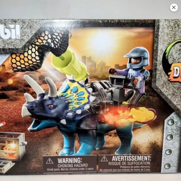 NEW Playmobil Dino Rise 70627 Triceratops Dinosaurs Battle Legendary Stones Lego - Picture 5 of 11